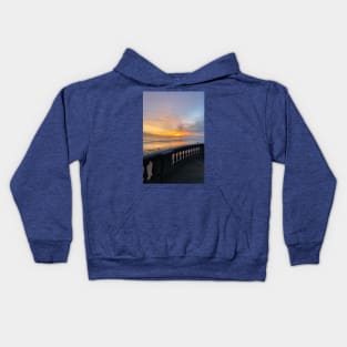 Sunrise over the Balustrade - Portrait Kids Hoodie